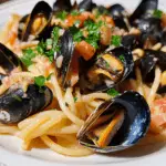 Speedy Mussels with Pasta