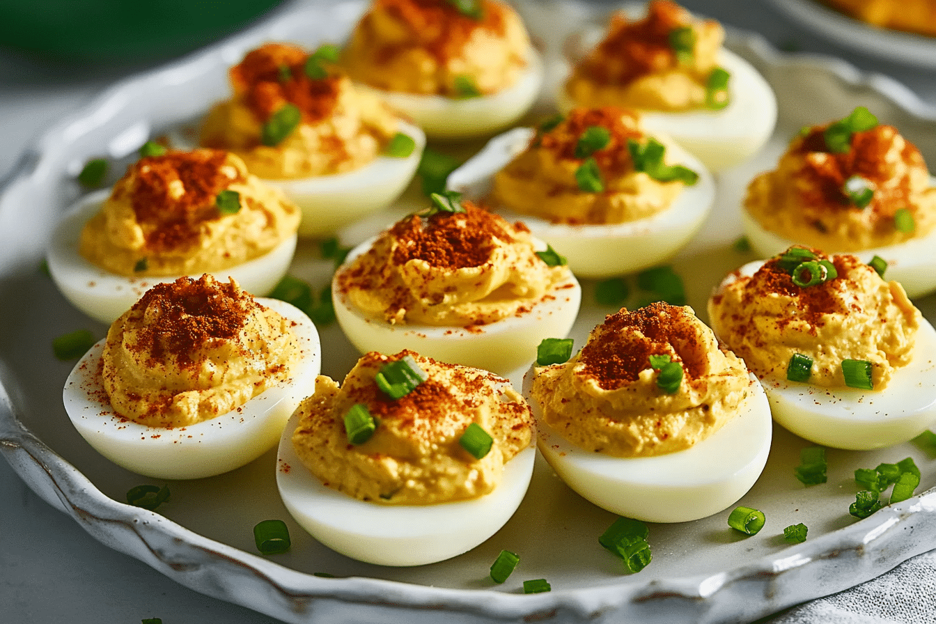Spicy Bayou Deviled Eggs