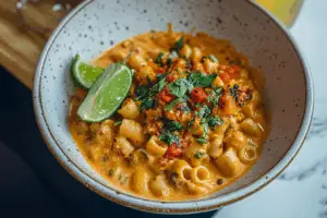 Spicy Queso Protein Pasta