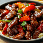Sticky Rainbow Beef