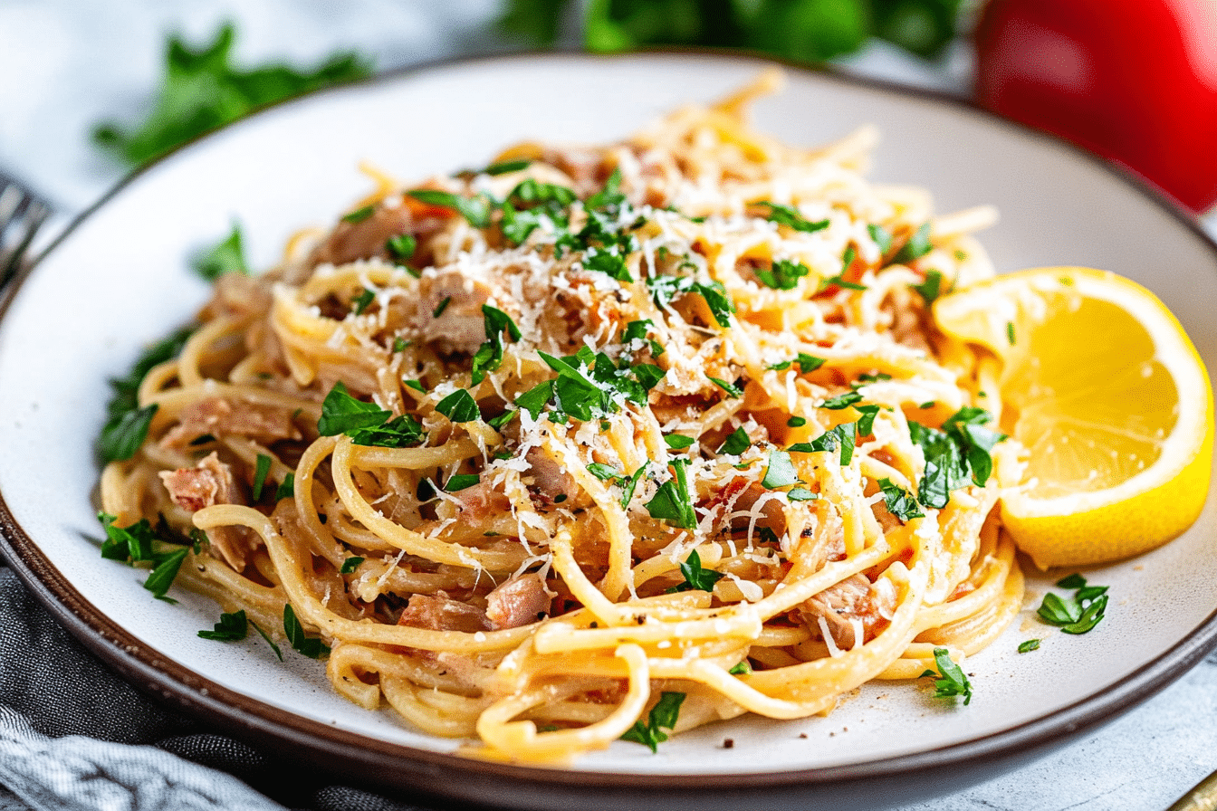 20-Minute Stovetop Tuna Pasta