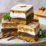 Served Fluffernutter Bars