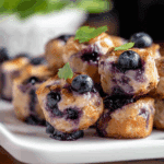 Baked Blueberry Fritter Bites