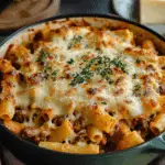 Baked Rigatoni with Sausage and Boursin Cheese