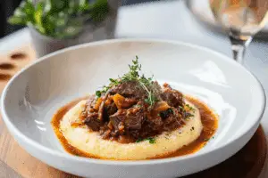 Beef Short Rib Ragu with Creamy Parmesan Polenta