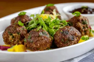 Bison Meatballs (Air Fryer or Baked)