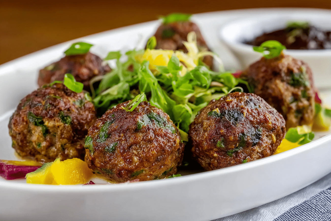 Bison Meatballs (Air Fryer or Baked)
