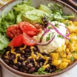 Black Bean Burger Bowls.