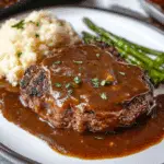 Brown Gravy Smothered Hamburger Steak