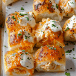 Buffalo Chicken-Stuffed Rolls