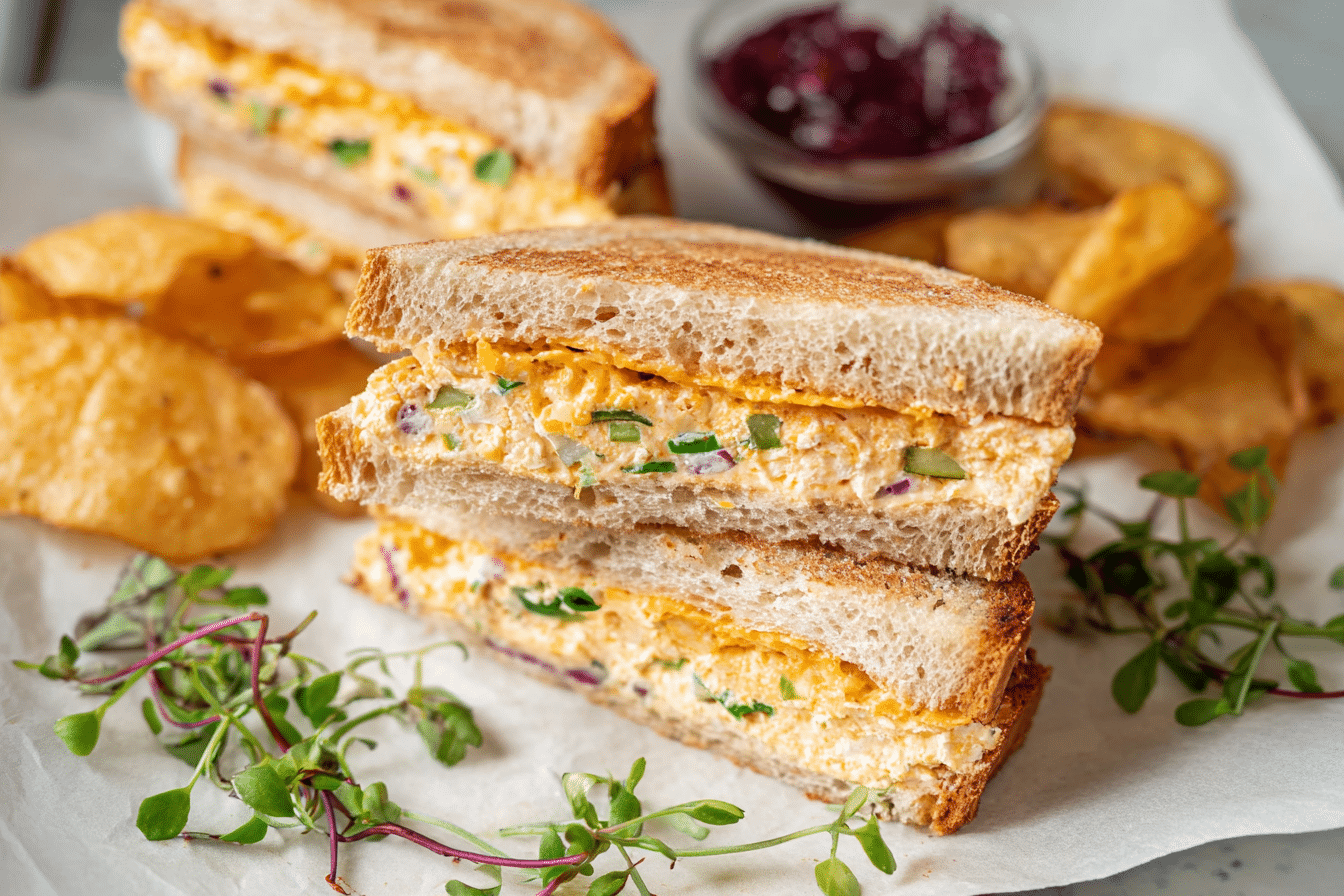 Cheese and Onion Sandwich
