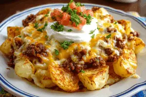Cheesy Taco Potatoes