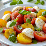 Cherry Tomato, Nectarine and Mozzarella Salad