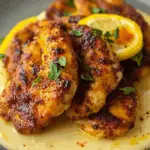 Chicken Tenders in a Cajun Lemon Butter Sauce