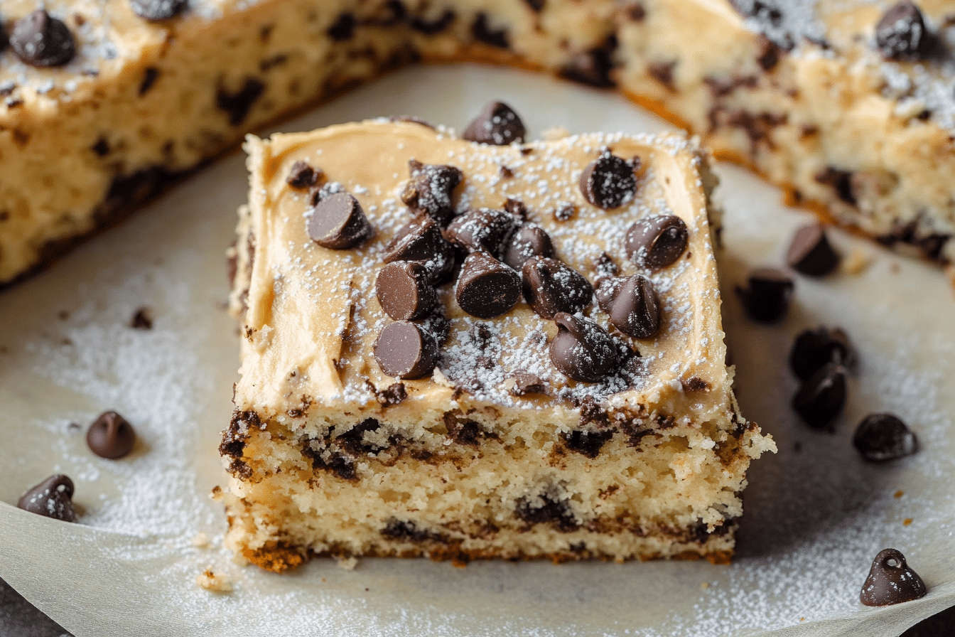 Chocolate Chip Sheet Cake