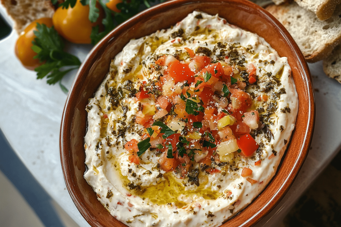 Creamy Giardiniera Dip