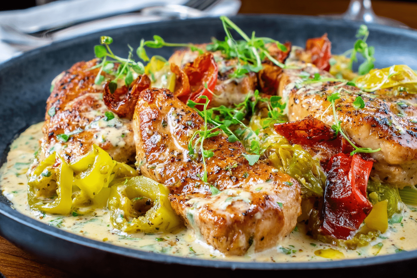 Creamy Pepperoncini Chicken