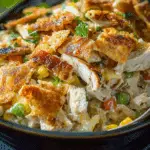 Crispy Hot Chicken Salad Casserole