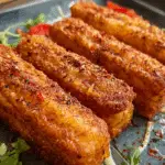 Crispy Hungarian Potato Cheese Sticks