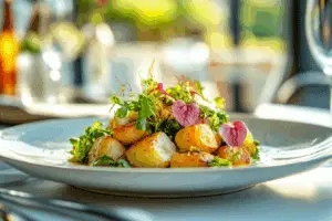 Crispy Smashed Potato Salad