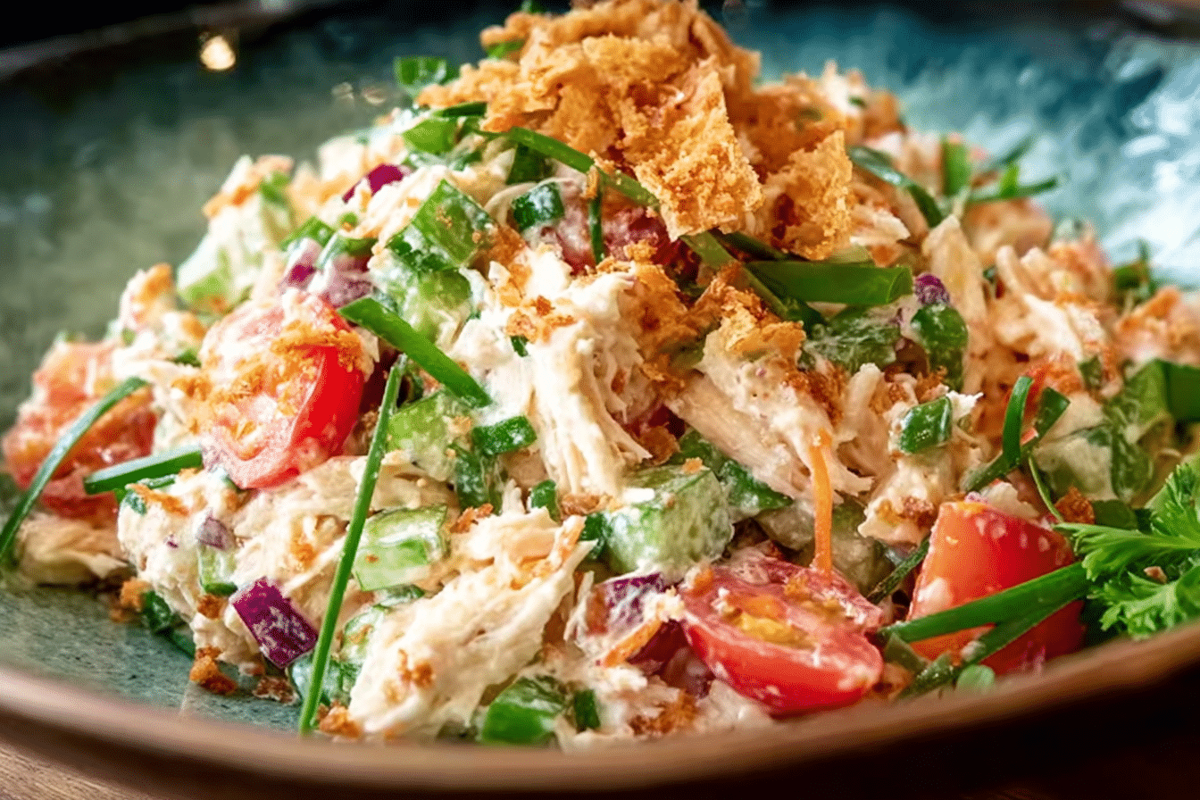 Crunchy Spicy Chicken Salad