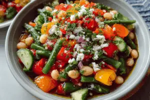 dense bean salad