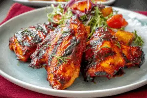 Easy BBQ Chicken Thighs Recipe (Grilled or Oven Baked)