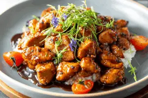 Easy Bourbon Chicken