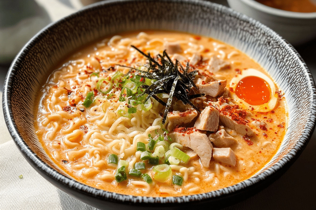 Easy Buldak Soup Ramen