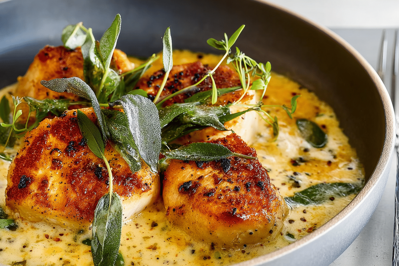 Easy Creamy Sage Chicken