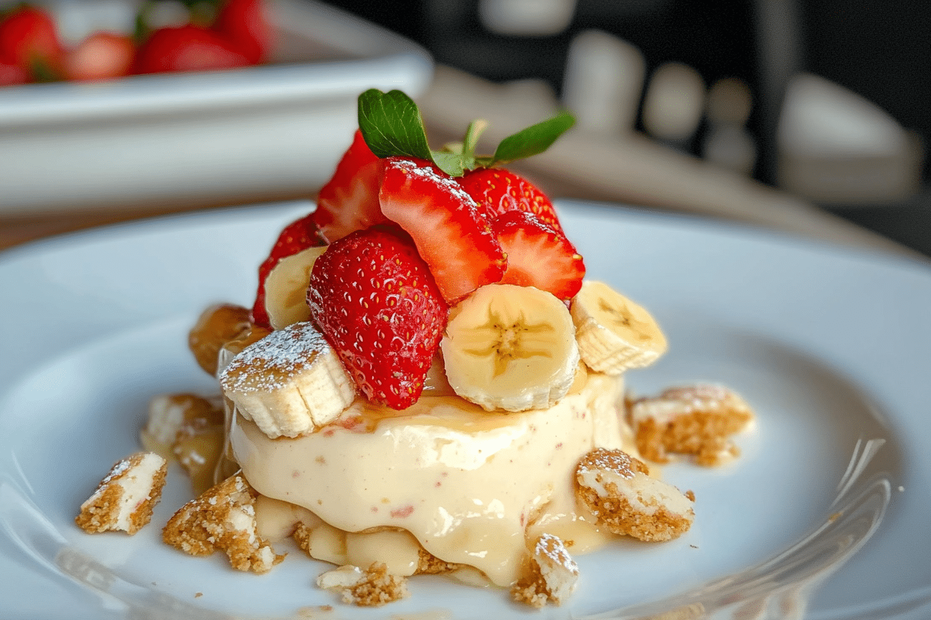 Easy Strawberry Banana Pudding