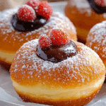 Fluffy Brioche Donuts with Creamy Chocolate Filling