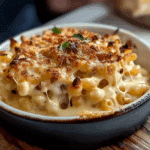 French onion soup mac & cheese