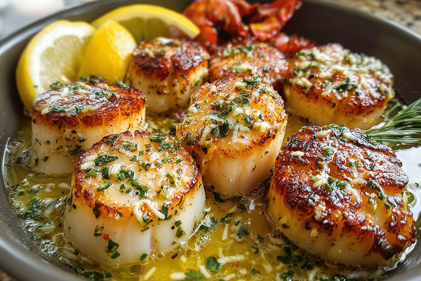 Garlic Butter Lobster & Scallops