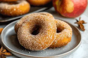 Gluten Free Apple Cider Donuts (Baked)
