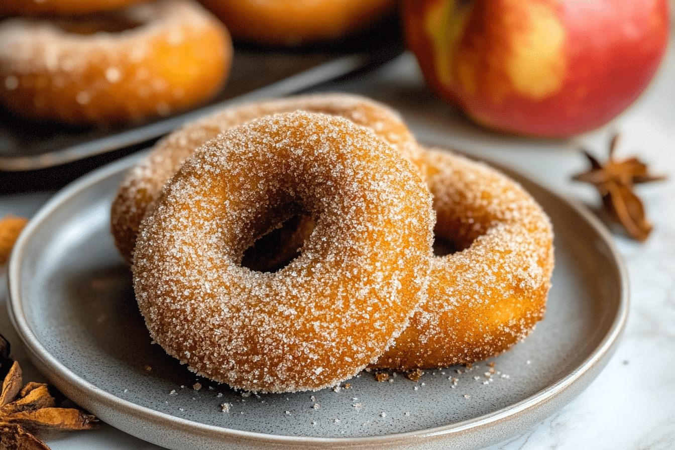 Gluten Free Apple Cider Donuts (Baked)