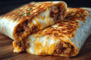 Grilled Cheese Burrito recipe