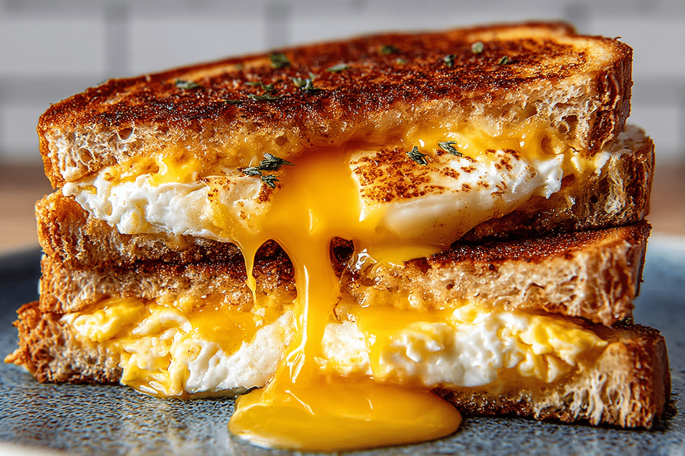 Grilled Cheese with Eggs