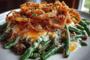 Hamburger Green Bean Casserole
