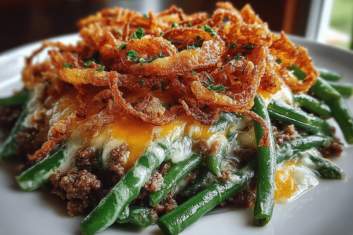 Hamburger Green Bean Casserole