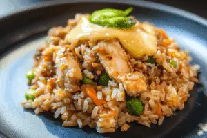 Hibachi Style Chicken Fried Rice