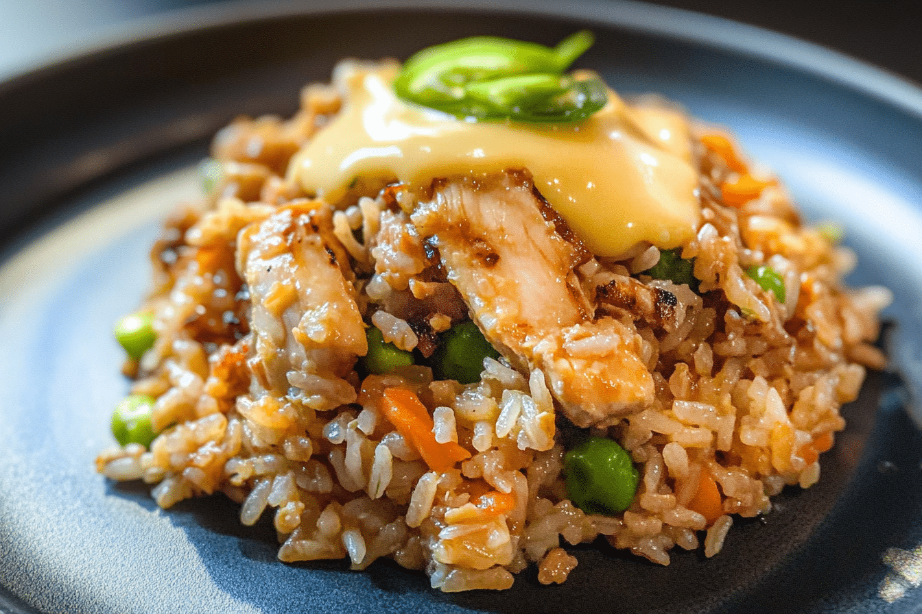 Hibachi Style Chicken Fried Rice