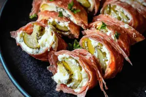 Lazy Cream Cheese Pickle Rolls