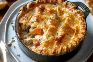 Lemon & Herb Chicken Pot Pie
