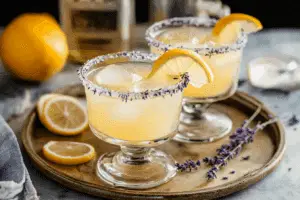 Lemon Lavender Margaritas