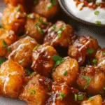 Loaded Tater Tots on Shareable Skewers
