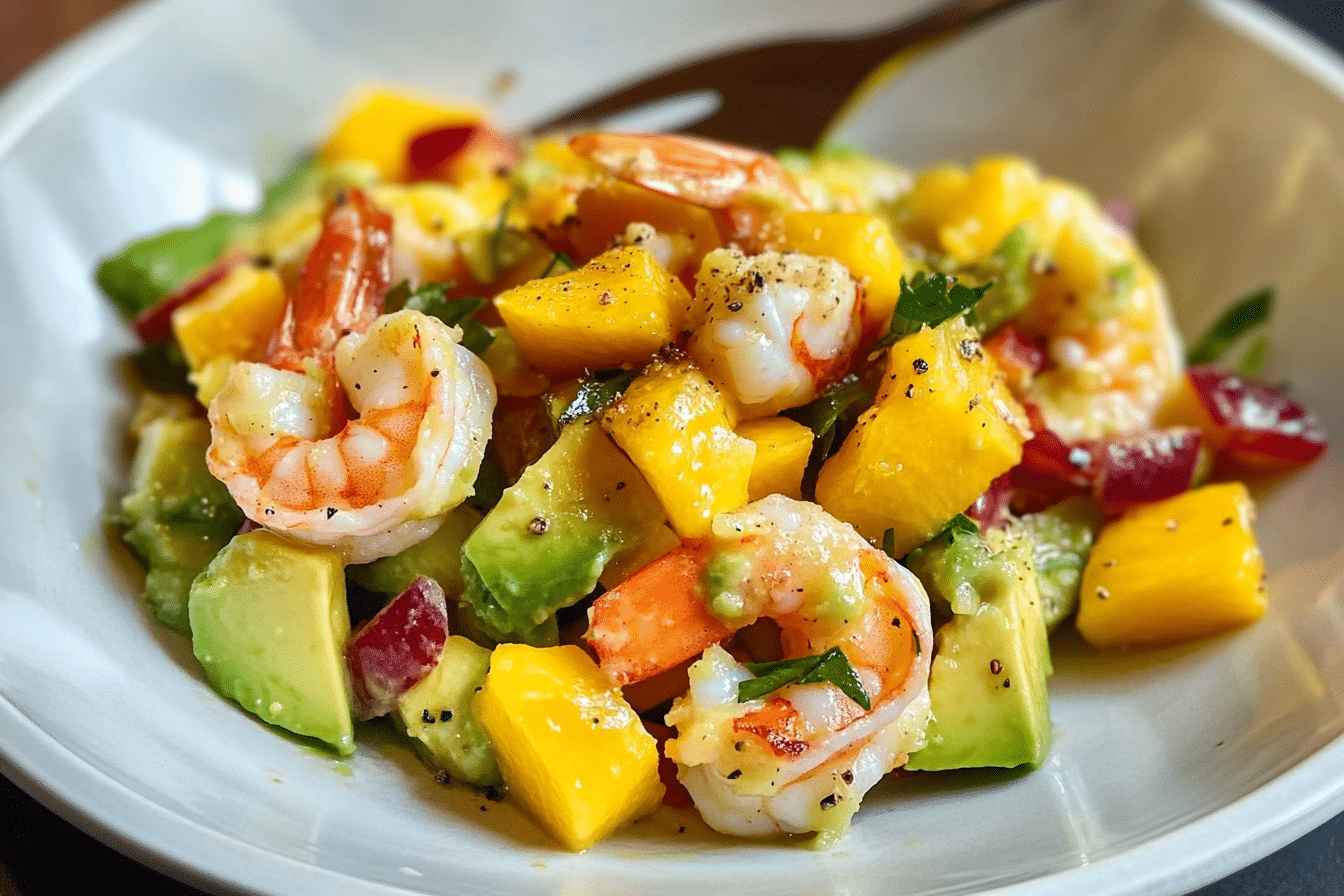 Mango Avocado Shrimp Salad