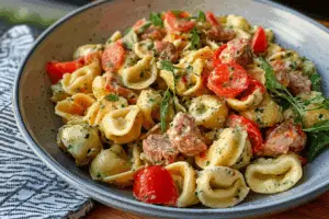 Meaty Tortellini Salad
