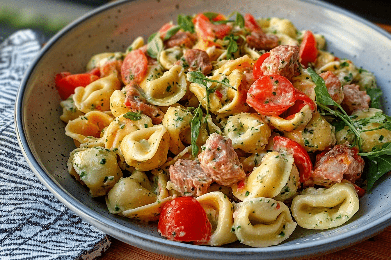 Meaty Tortellini Salad