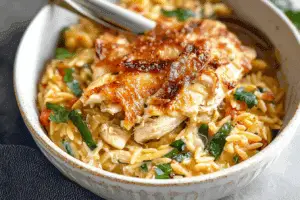 Monterey Chicken One Pan Orzo